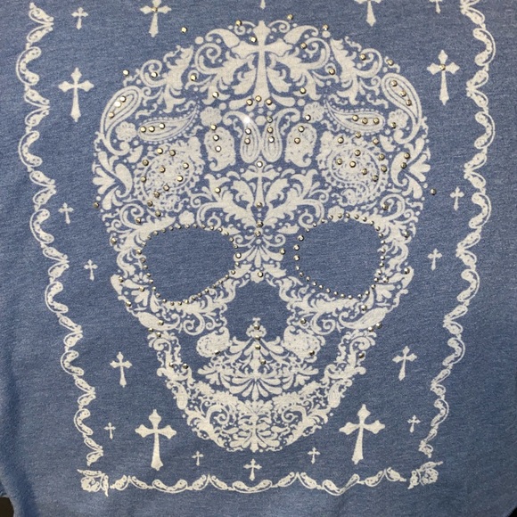 Soft rhinestone graphic tie tank - Picture 4 of 7